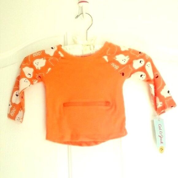 Baby Cat & Jack Halloween Shirt 12M - Picture 2 of 2